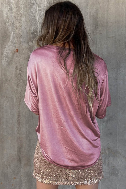 Shimmer Tee | 2 colors - All Sales Final