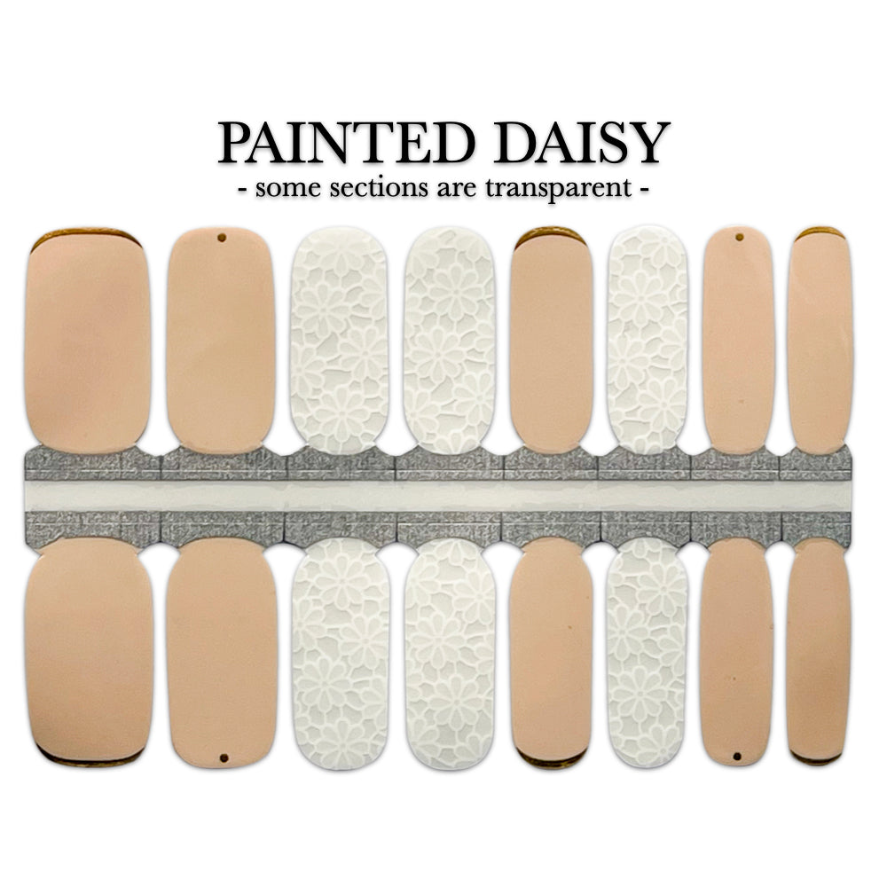 Nail Wrap - Painted Daisy