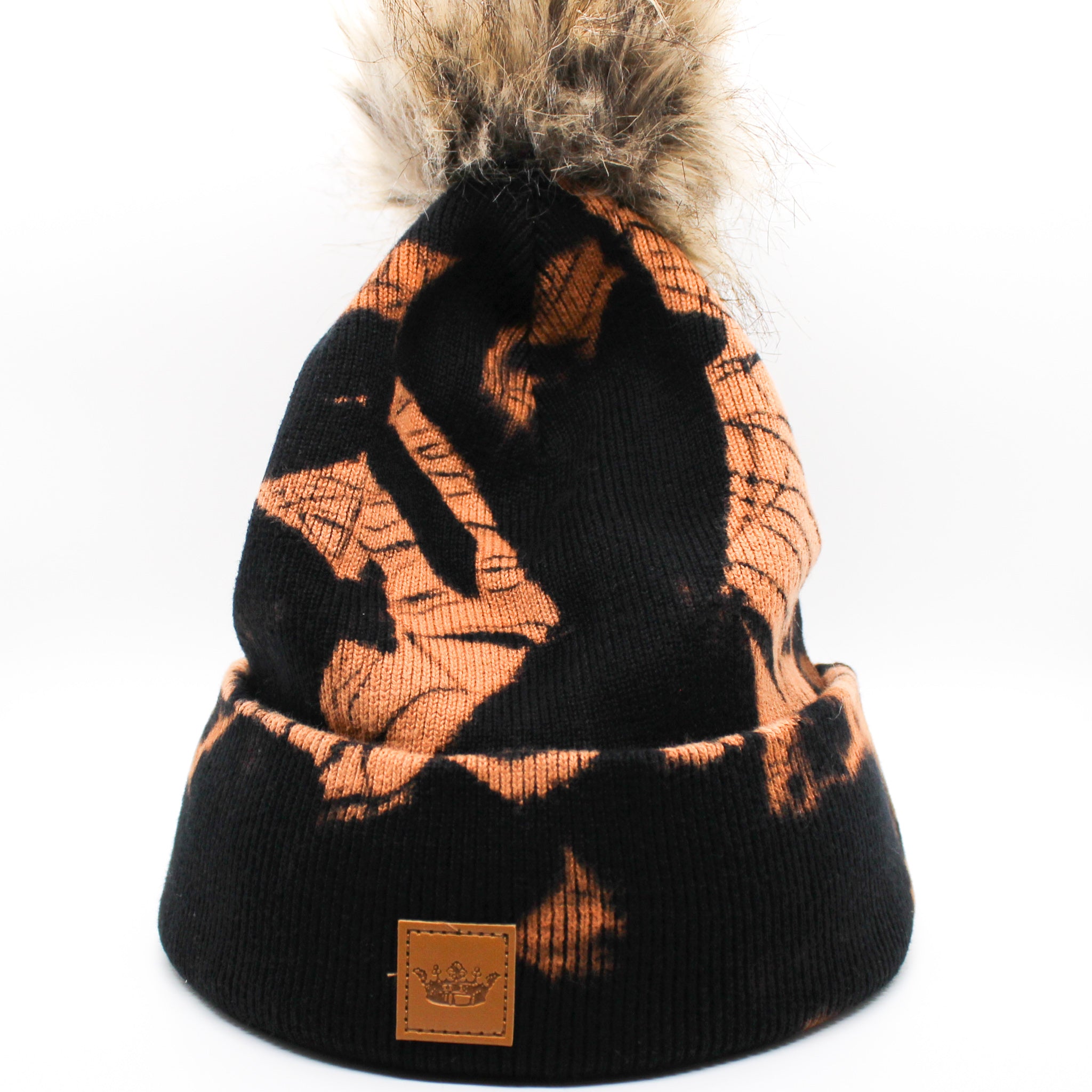 Tie Dye Pom Pom Beanie