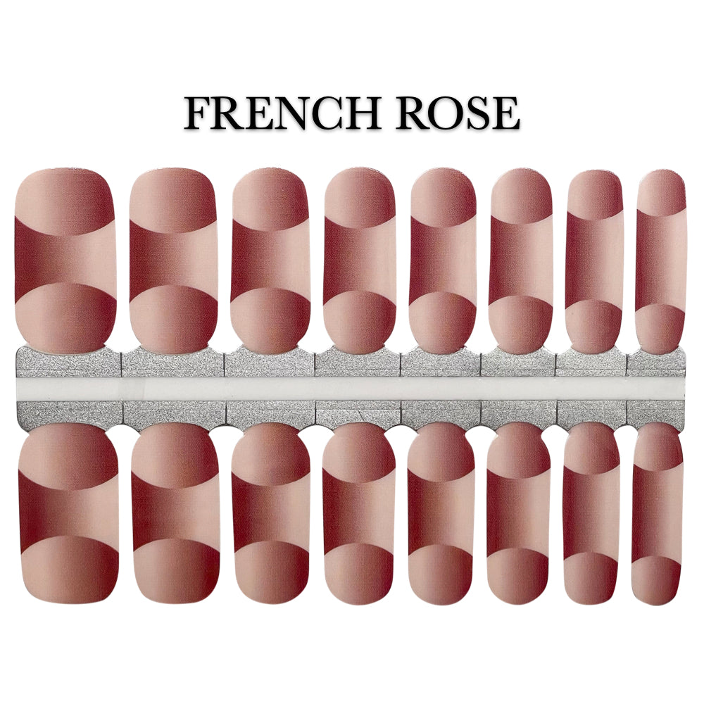 Nail Wrap - French Rose