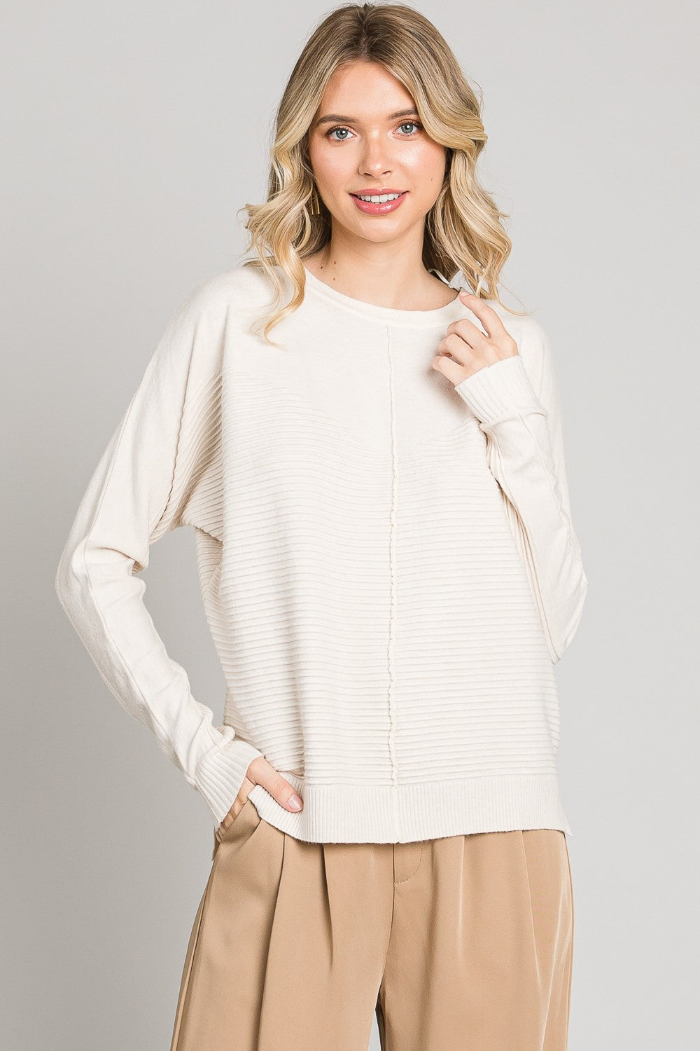Sweetheart Textured Top | 4 Colors - All Sales Final