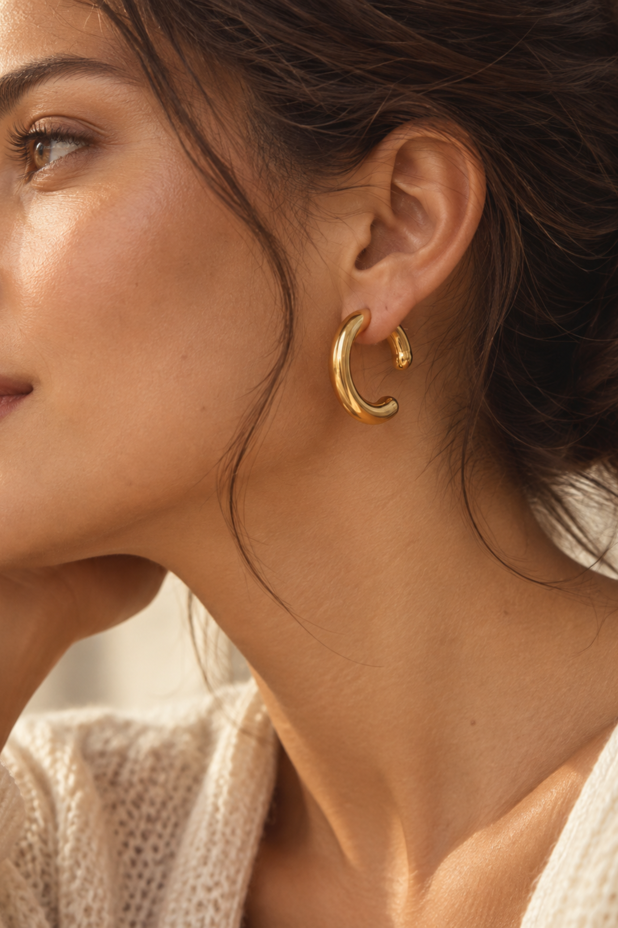 Chunky Hoop Earrings