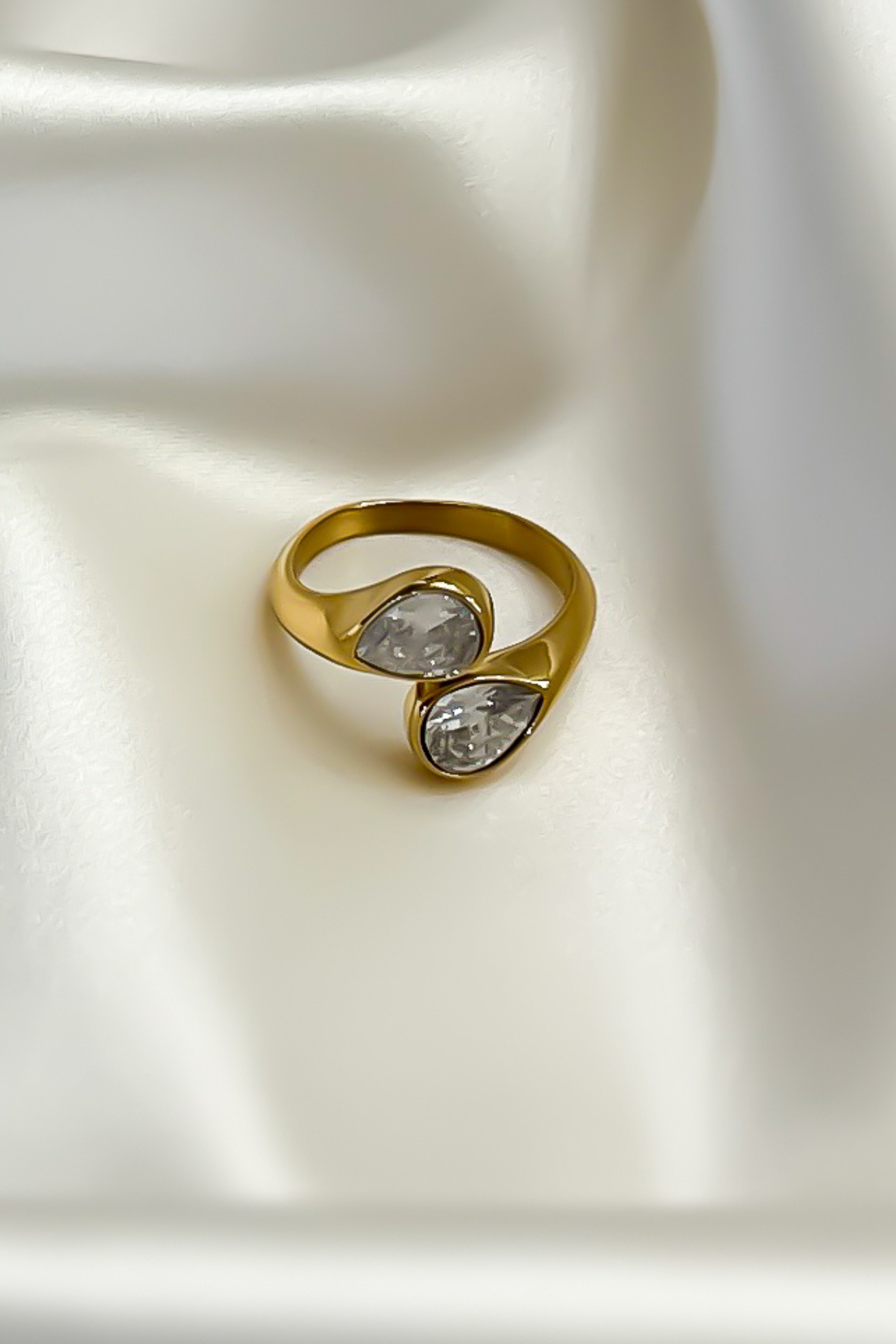 Pear Shaped Wrap Ring