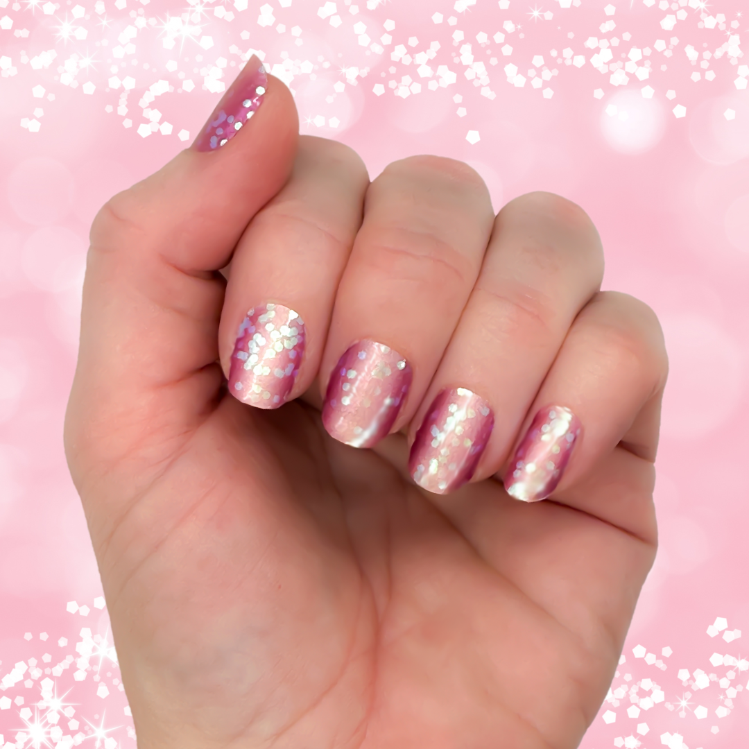 Style of the Month Nail Wrap - Glitter In The Air