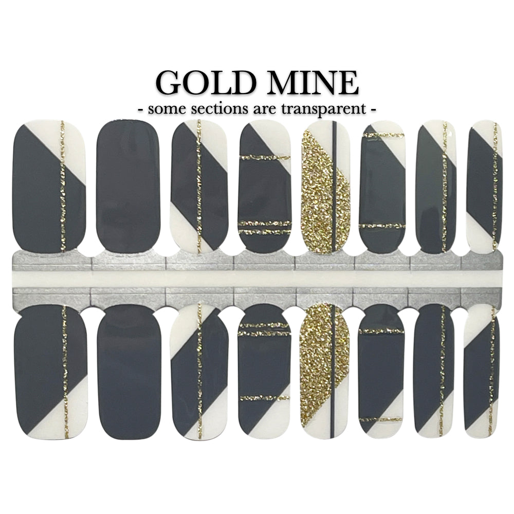 Nail Wrap - Gold Mine