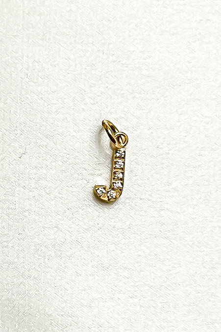Charm - Mini Initial Sparkle