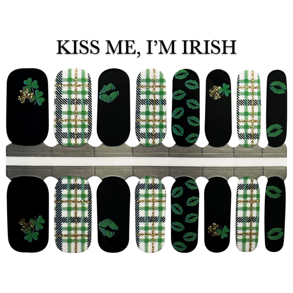 Nail Wrap - Kiss Me I'm Irish