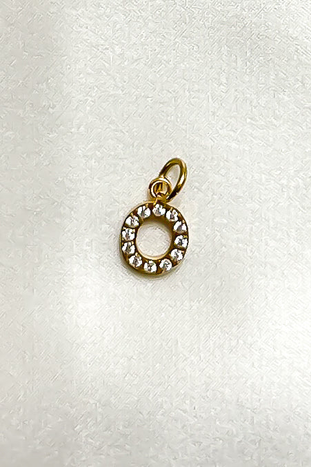 Charm - Mini Initial Sparkle
