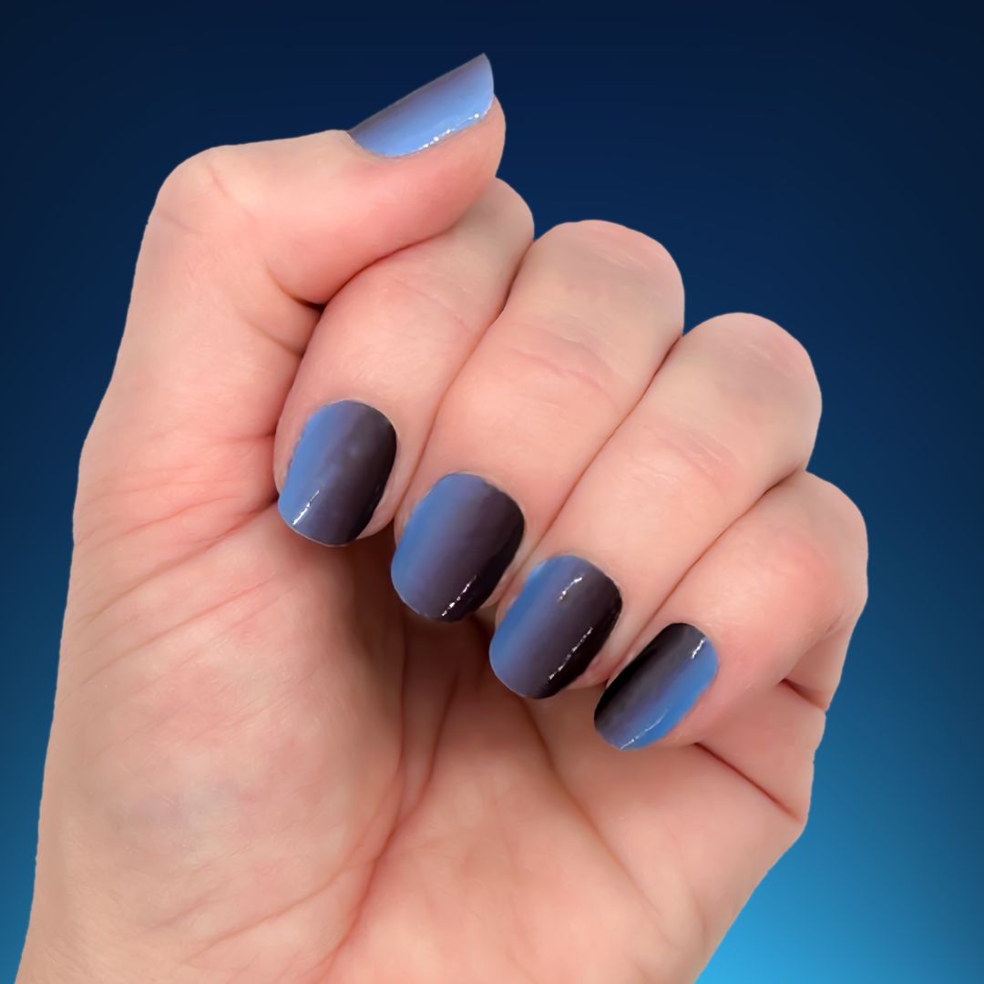 Out Of The Blue Nail Wraps | Navy & Blue Ombre | Salted Avenue | Salted ...