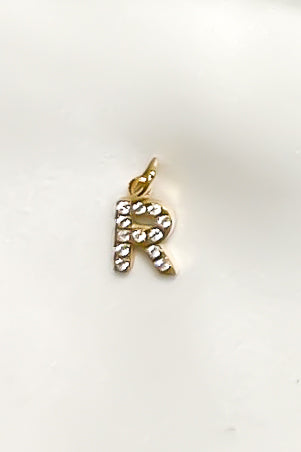 Charm - Mini Initial Sparkle