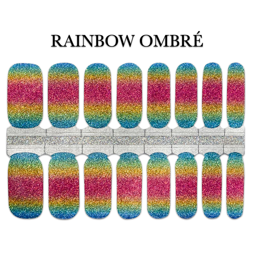 Nail Wrap - Rainbow Ombré