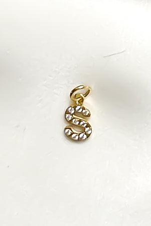 Charm - Mini Initial Sparkle