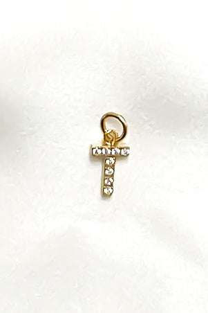 Charm - Mini Initial Sparkle