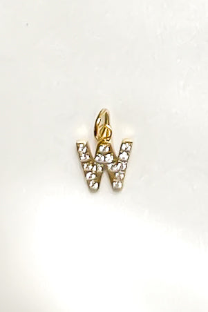 Charm - Mini Initial Sparkle