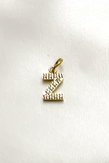 Charm - Mini Initial Sparkle