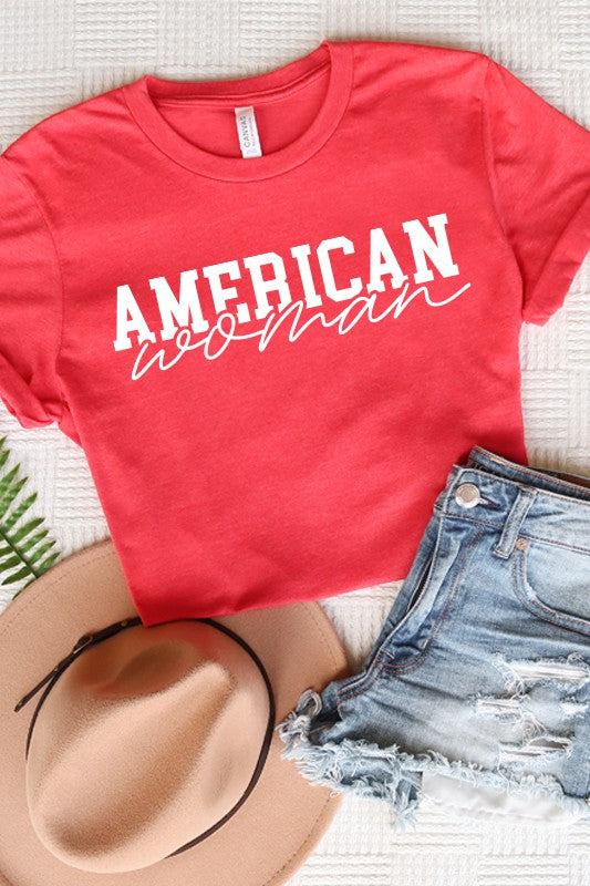 American Woman Graphic Tee | 2 Colors