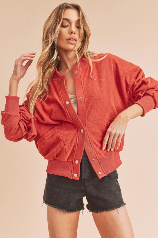 Bomber Jacket | 5 colors - All Sales Final