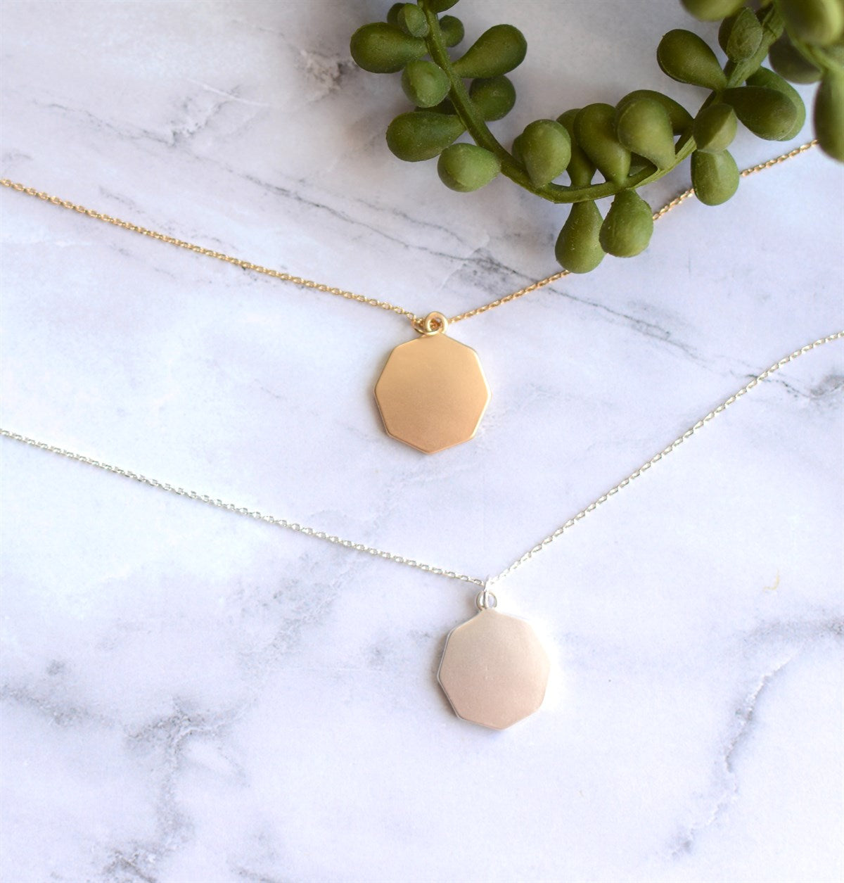 Geometric Simple Charm Necklace - 3 Styles - All Sales Final