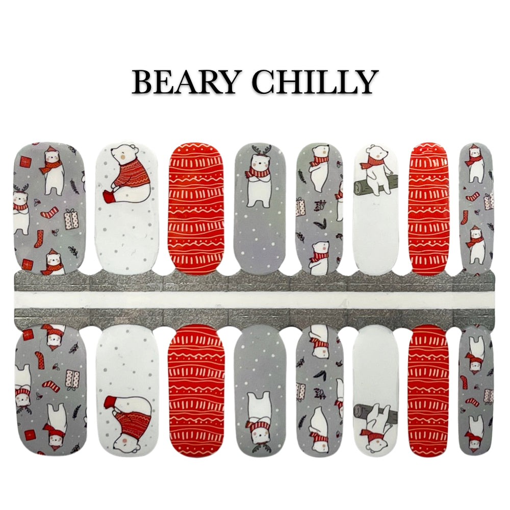 Nail Wrap - Beary Chilly