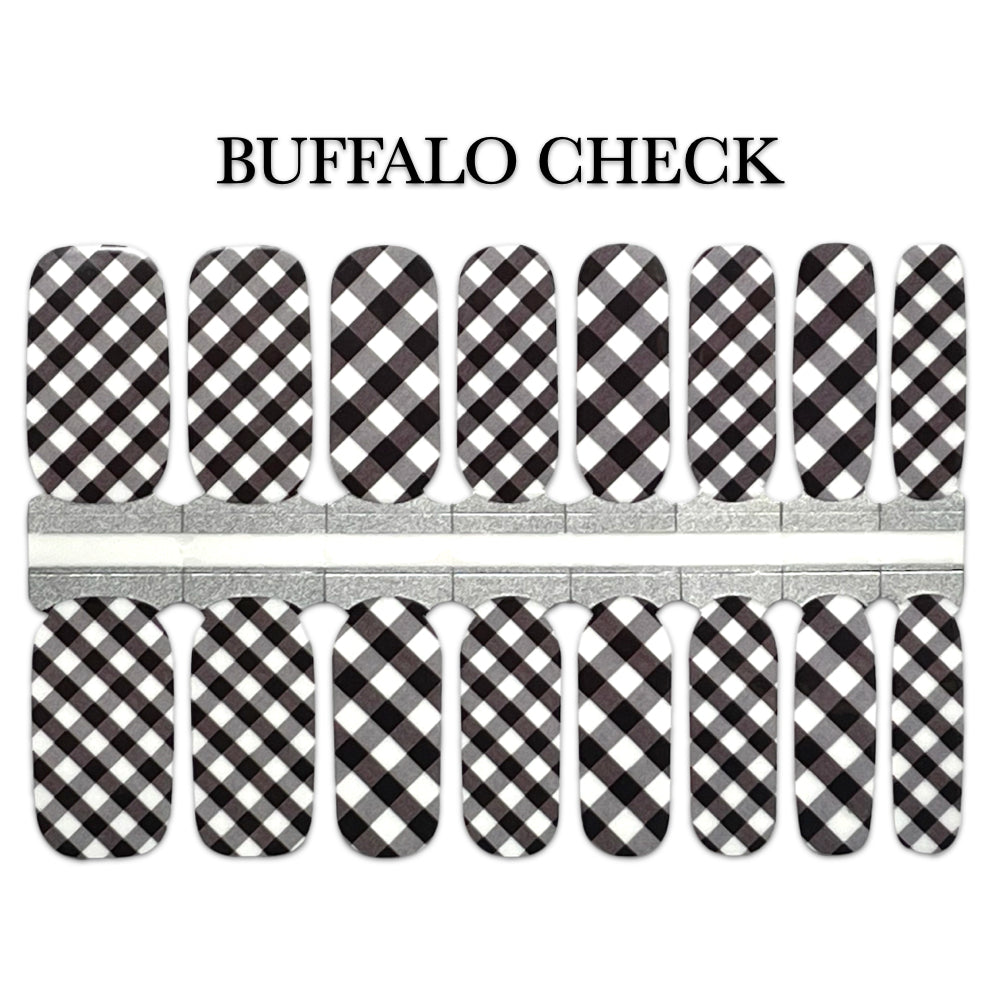 Nail Wrap - Buffalo Check
