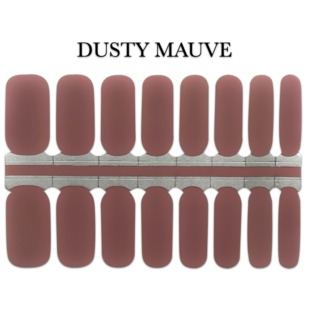 Nail Wrap - Dusty Mauve