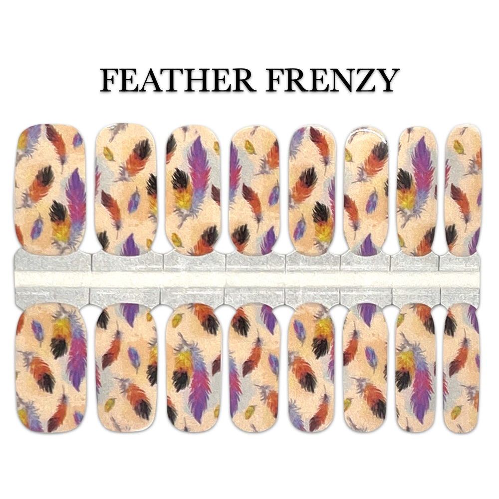 Nail Wrap - Feather Frenzy