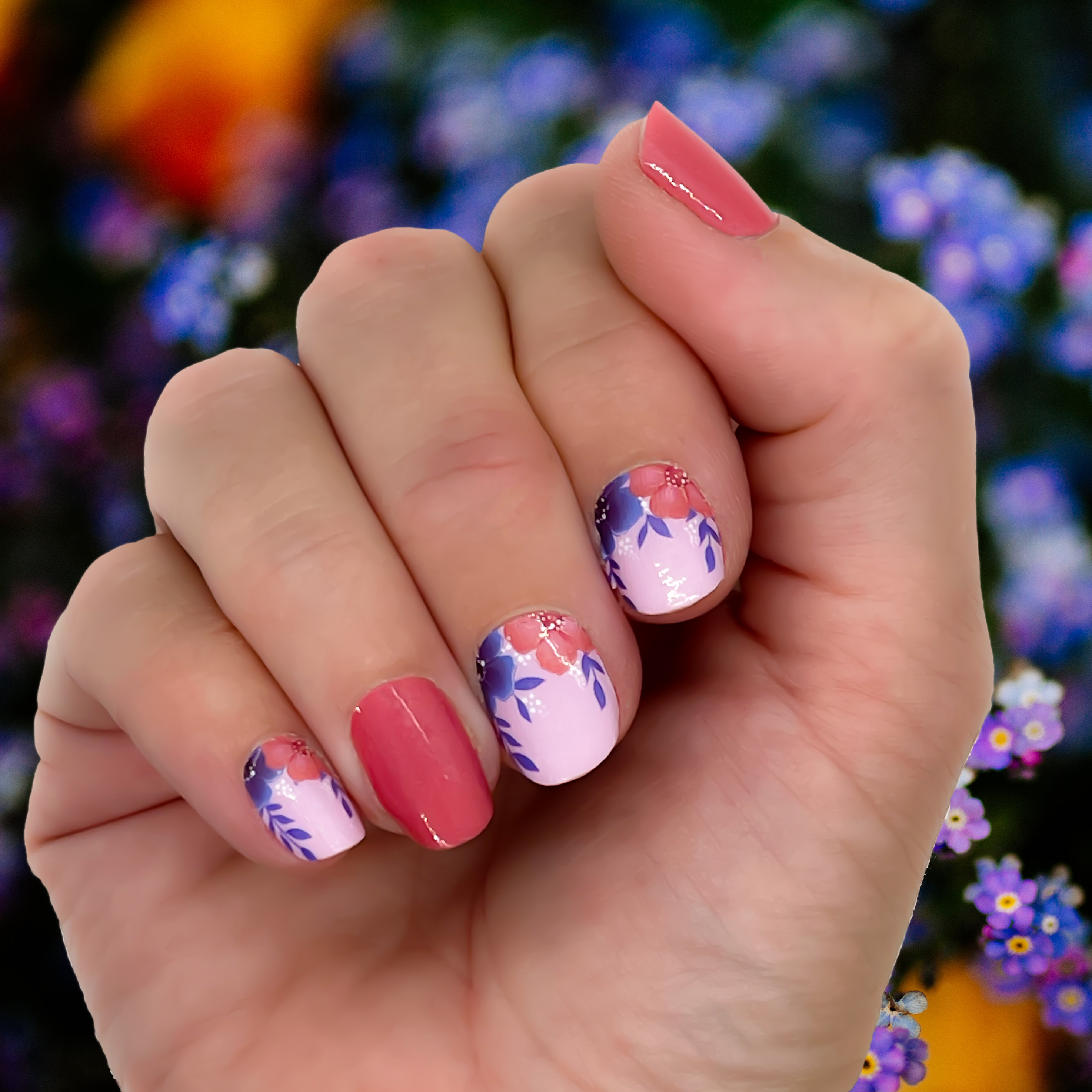 Nail Wrap - Forget Me Not