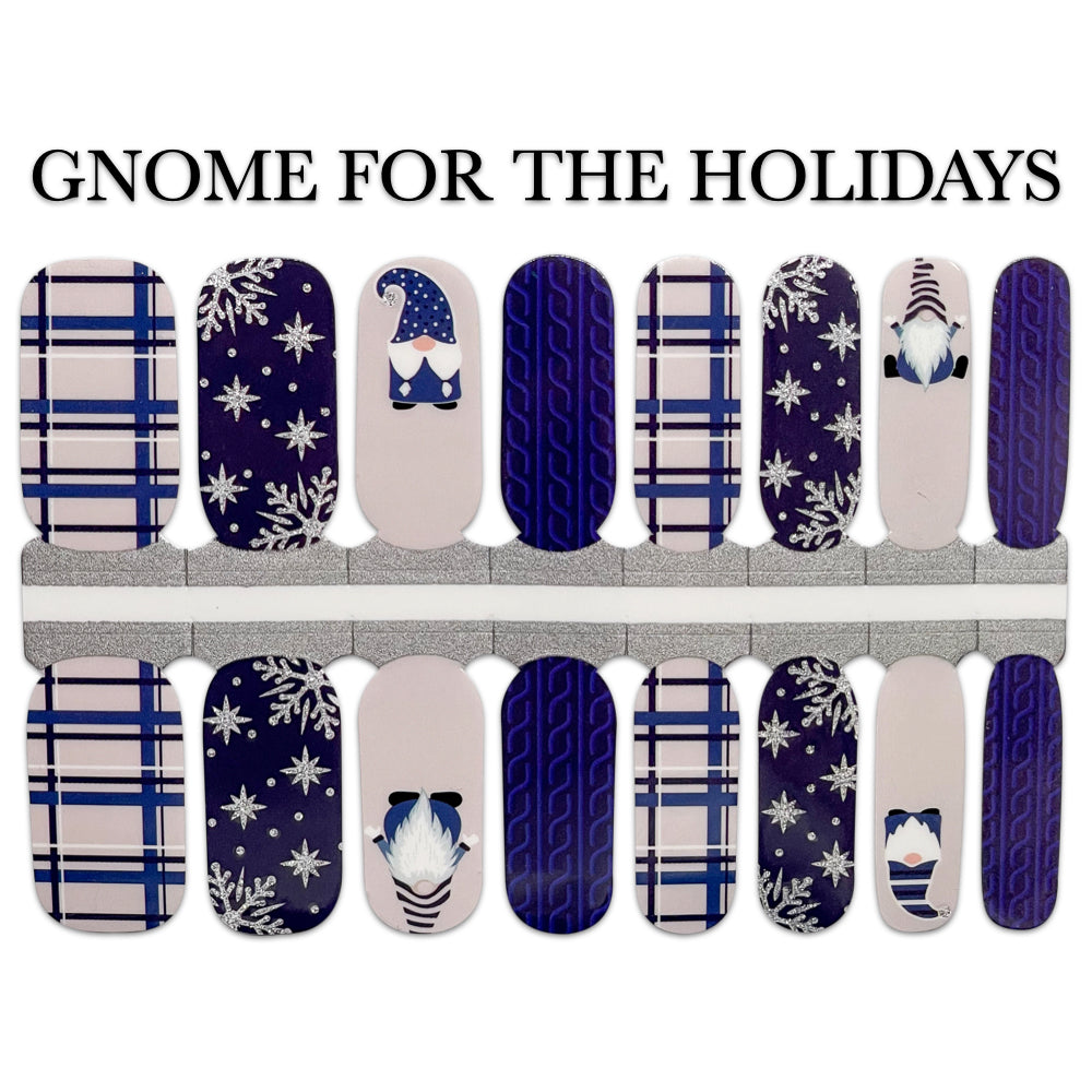 Nail Wrap - Gnome for the Holidays
