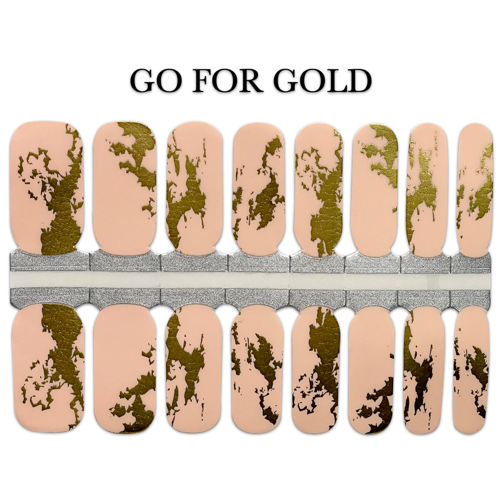 Nail Wrap - Go For Gold