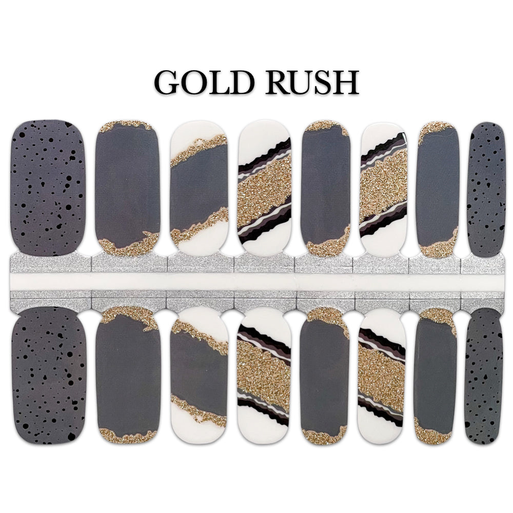 Nail Wrap - Gold Rush