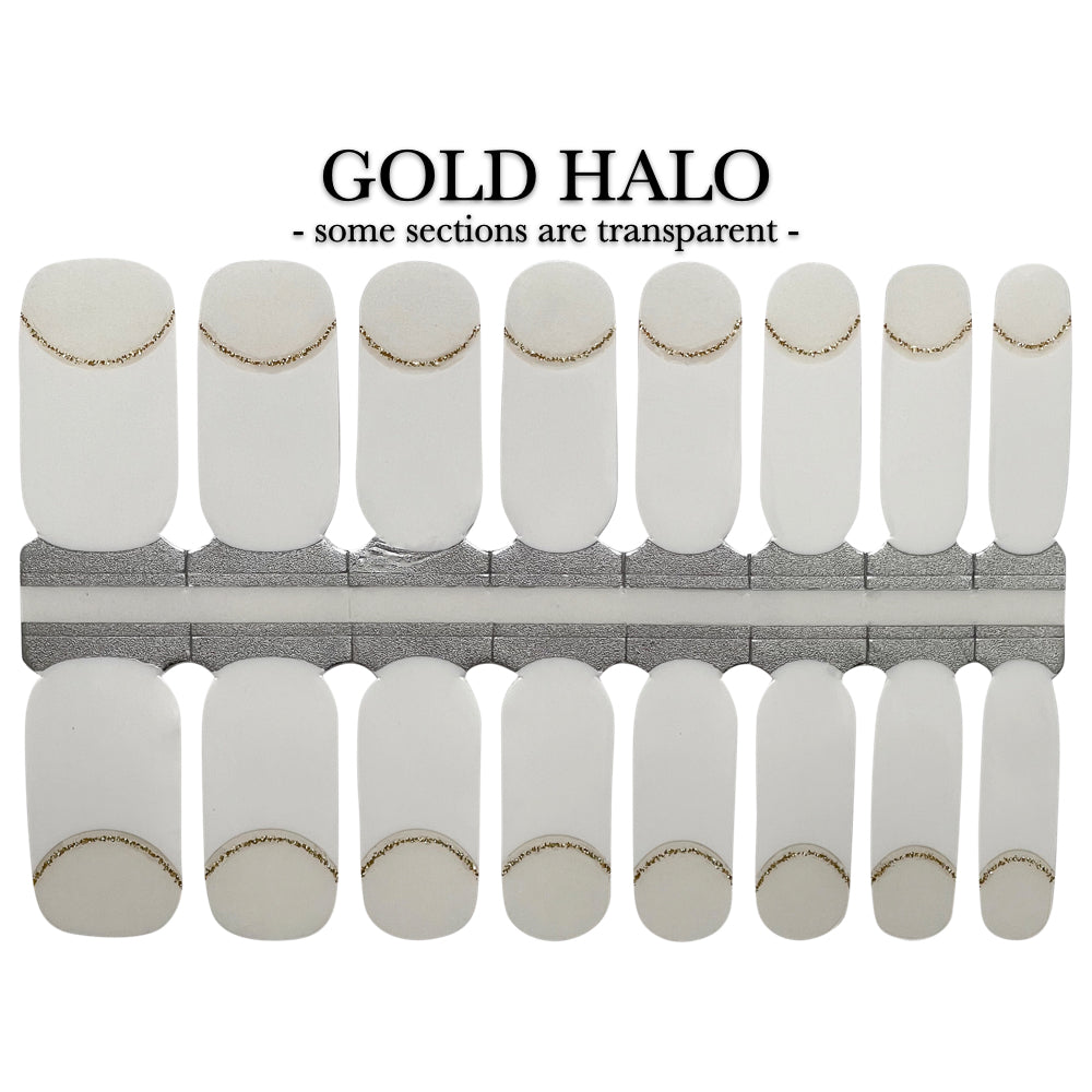 Nail Wrap - Gold Halo