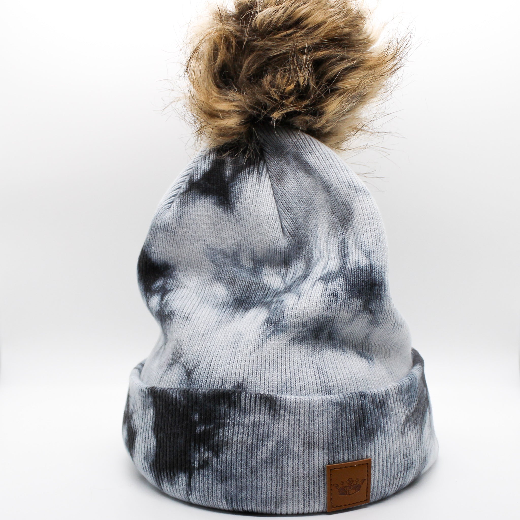 Tie Dye Pom Pom Beanie