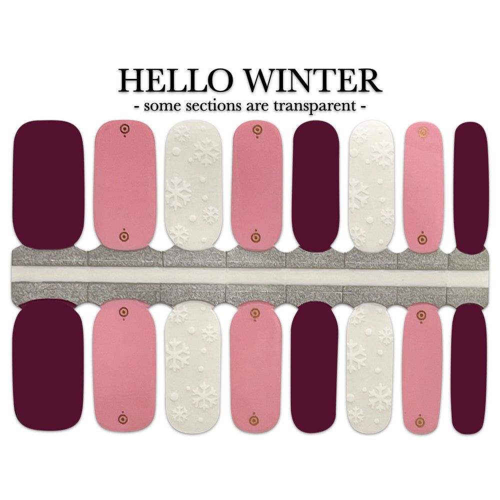 Nail Wrap - Hello Winter