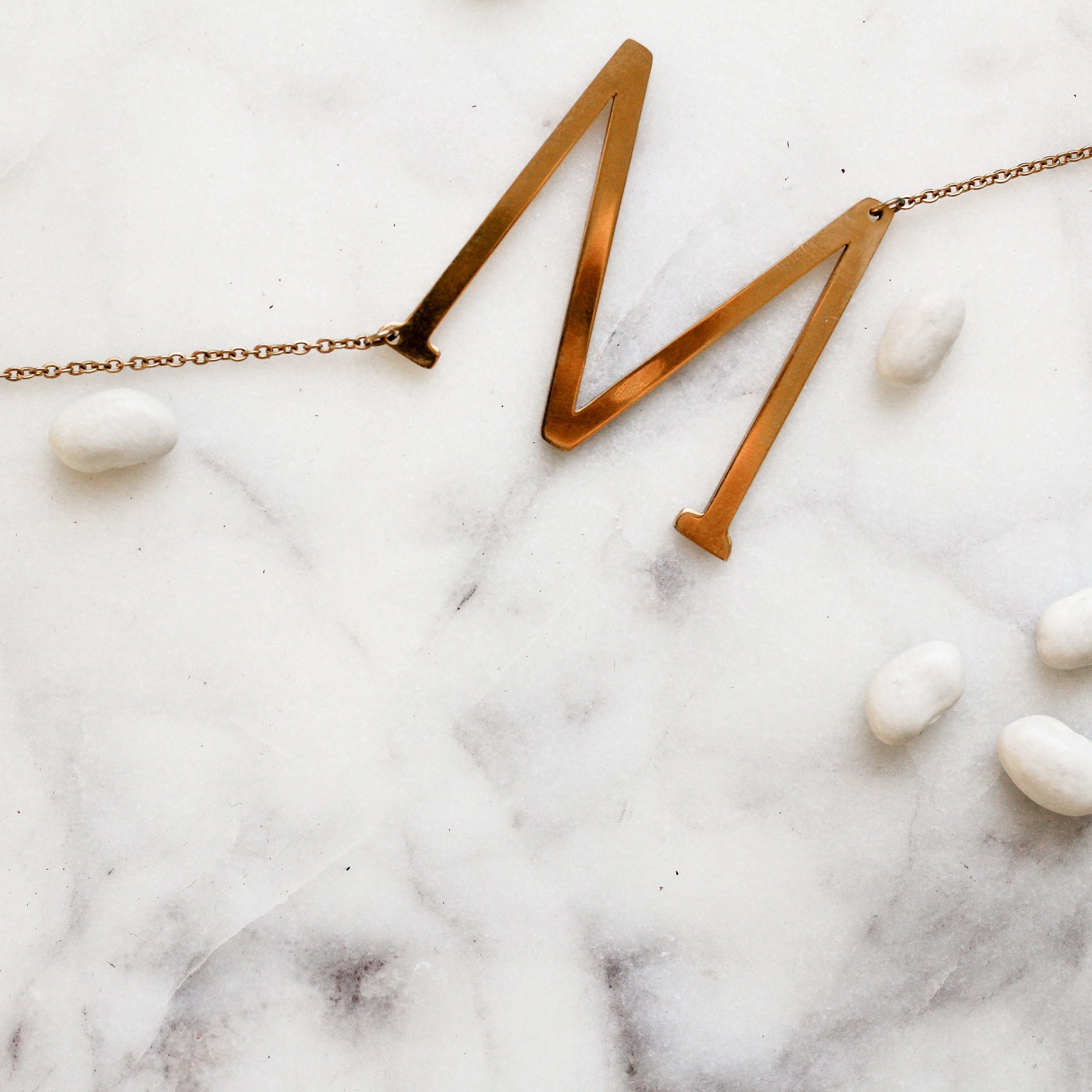 Large Initial Letter Necklace