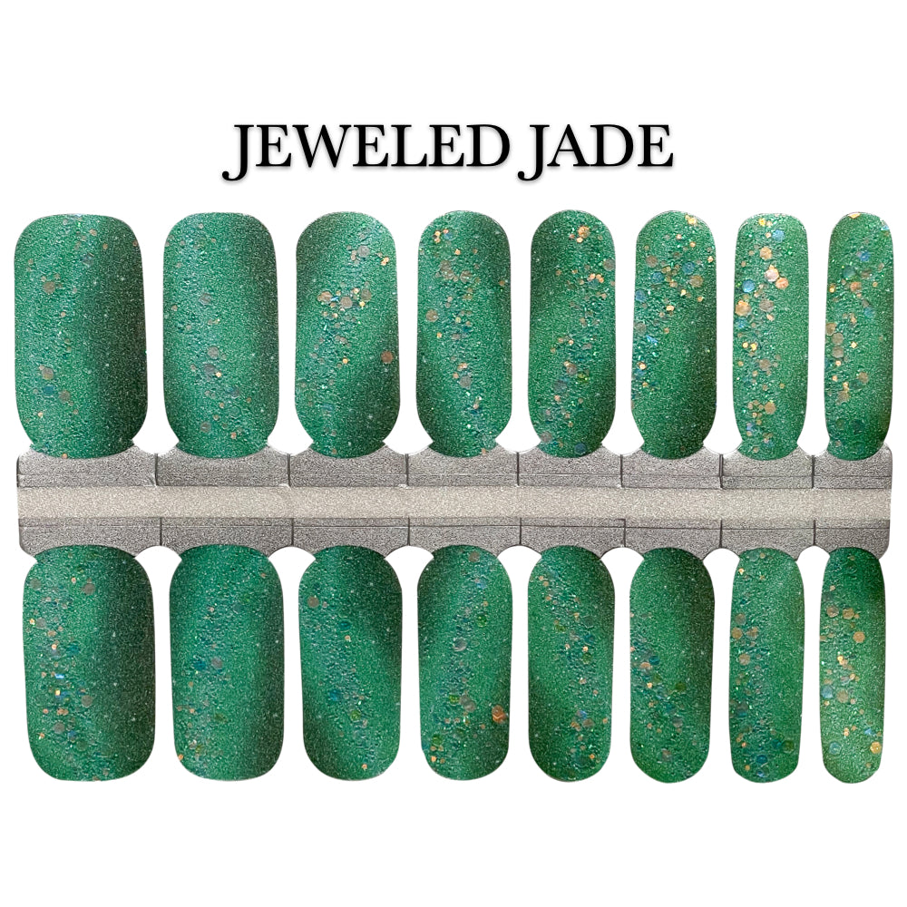 Nail Wrap - Jeweled Jade