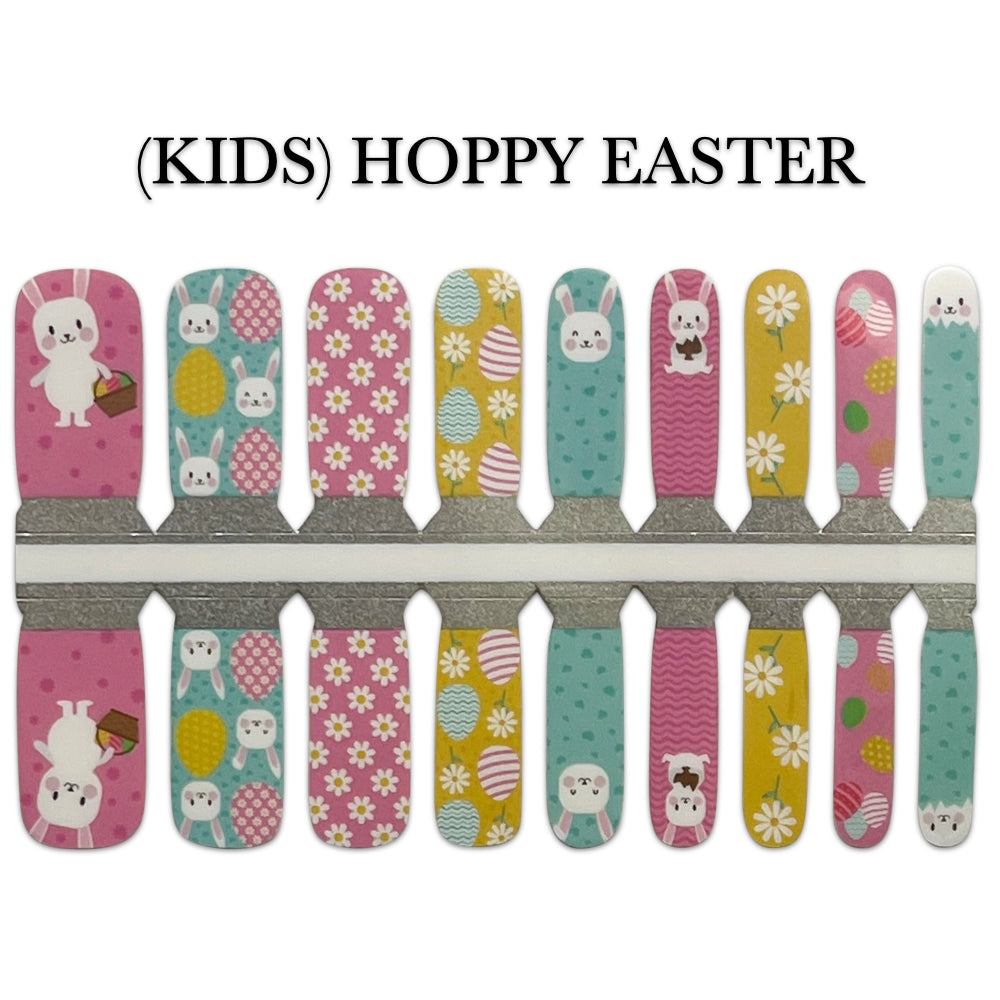 Kids Nail Wrap - Hoppy Easter
