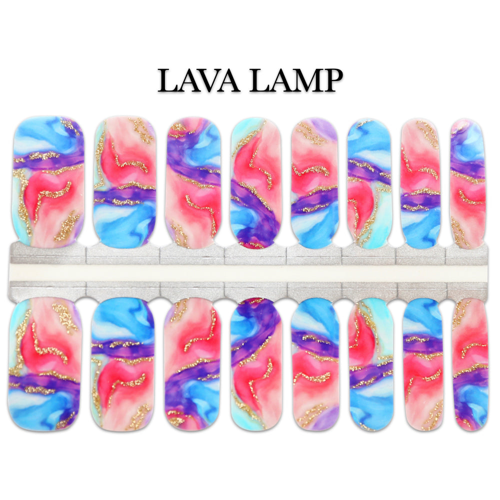 Nail Wrap - Lava Lamp