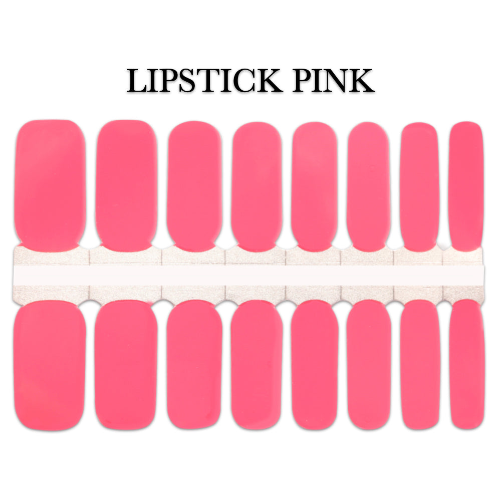 Nail Wrap - Lipstick Pink