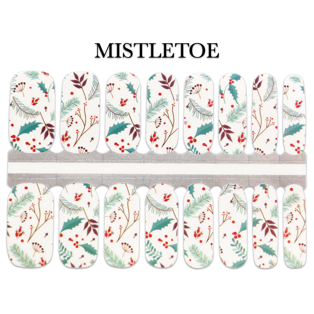 Nail Wrap - Mistletoe