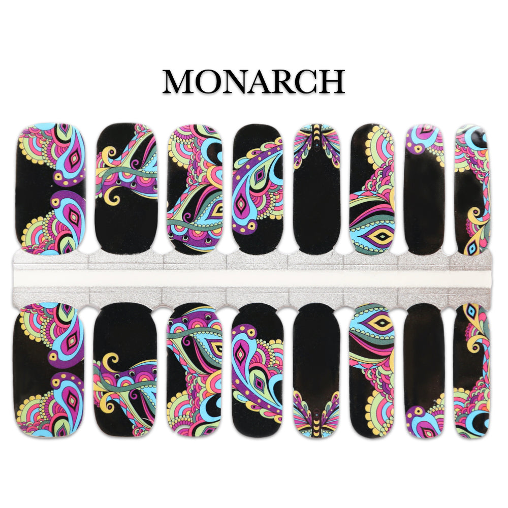 Nail Wrap - Monarch