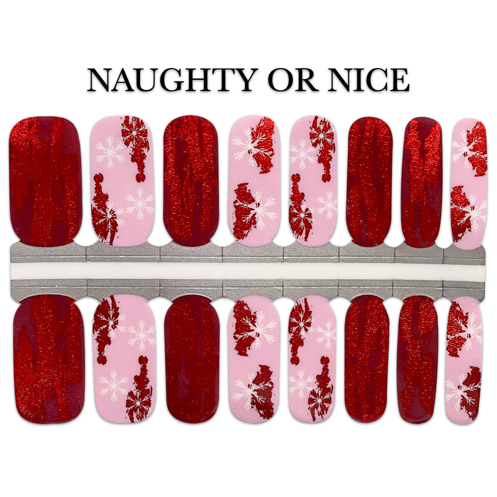 Nail Wrap - Naughty or Nice