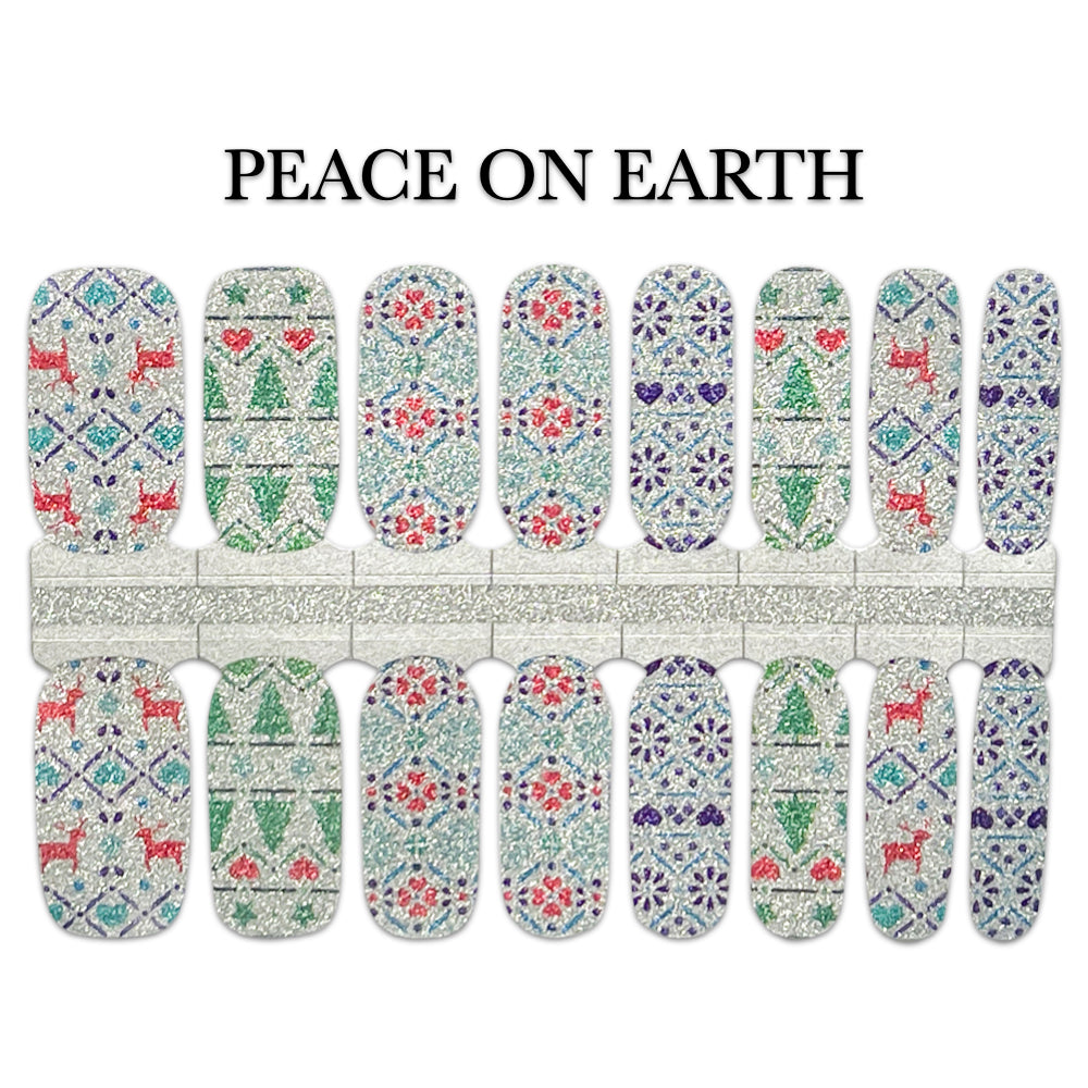 Nail Wrap - Peace on Earth