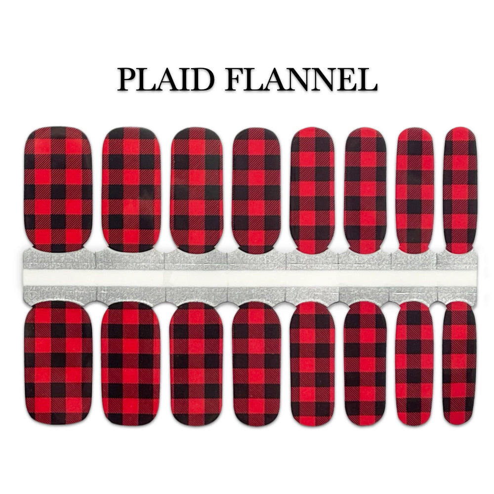 Nail Wrap - Plaid Flannel