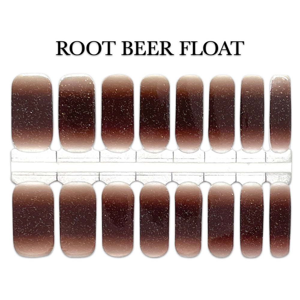 Nail Wrap - Root Beer Float