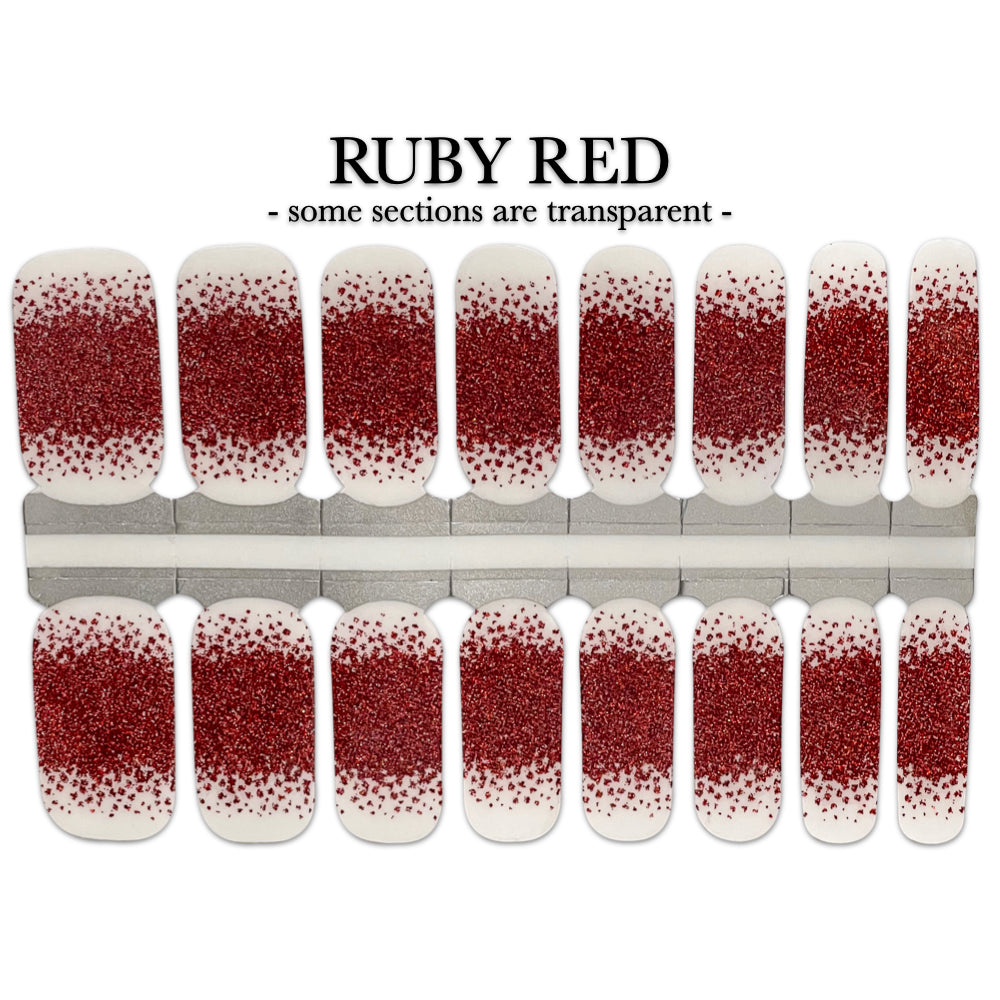 Nail Wrap - Ruby Red