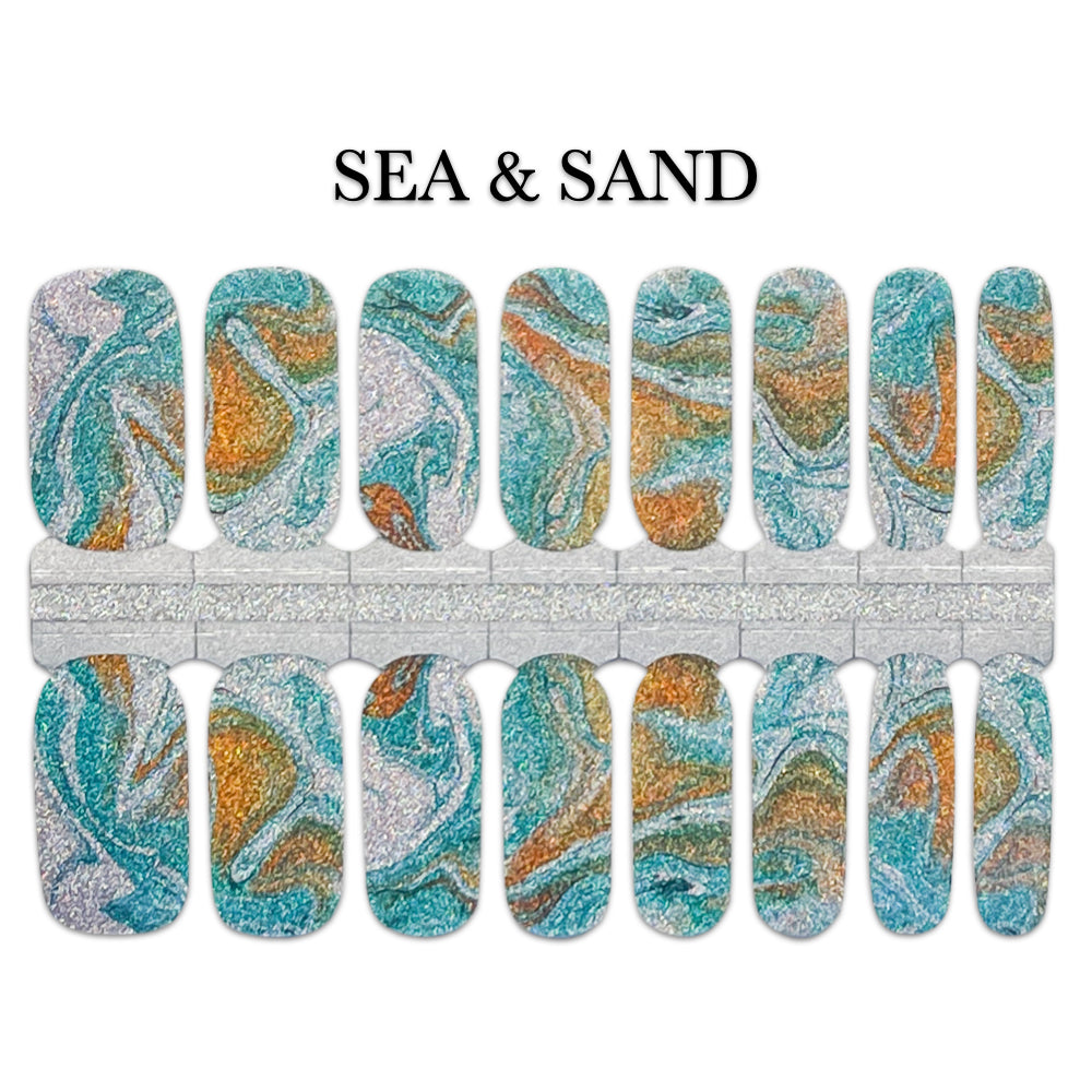 Nail Wrap - Sea and Sand