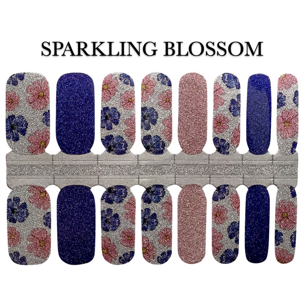 Nail Wrap - Sparkling Blossom