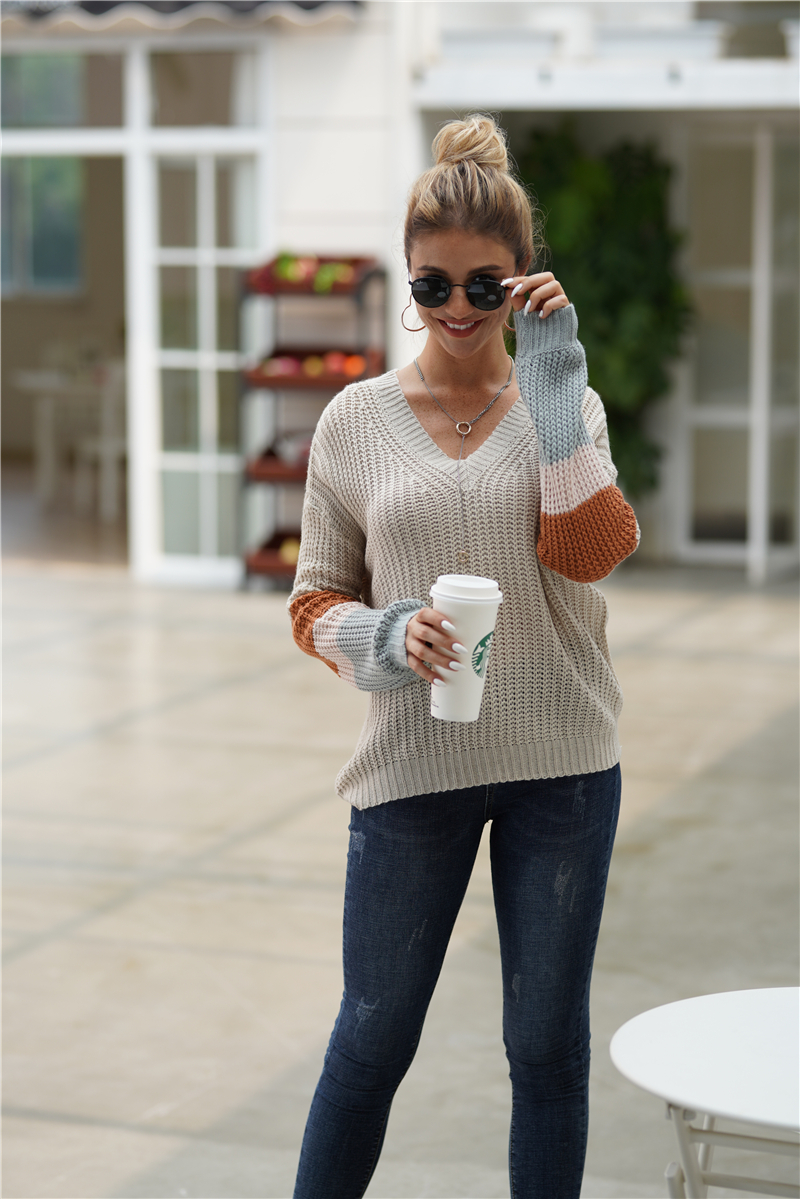 Striped Sleeve Sweater | 2 colors - All Sales Final