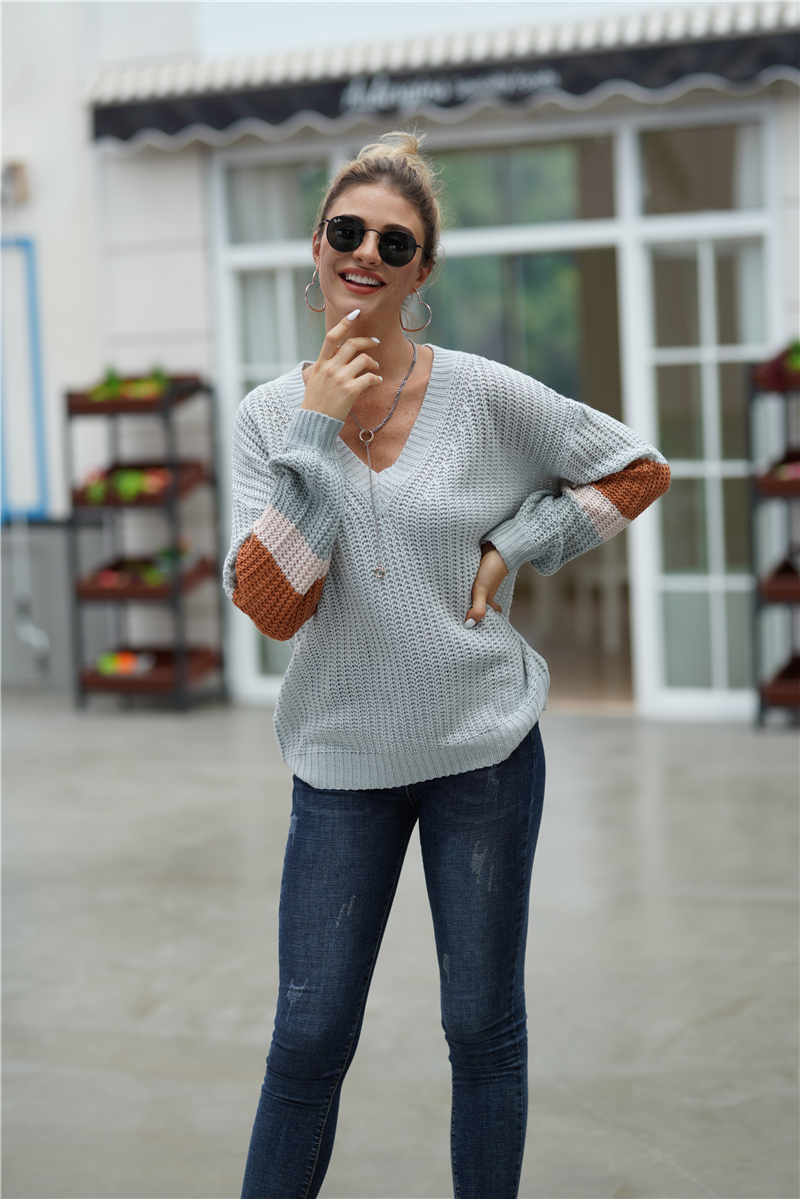 Striped Sleeve Sweater | 2 colors - All Sales Final