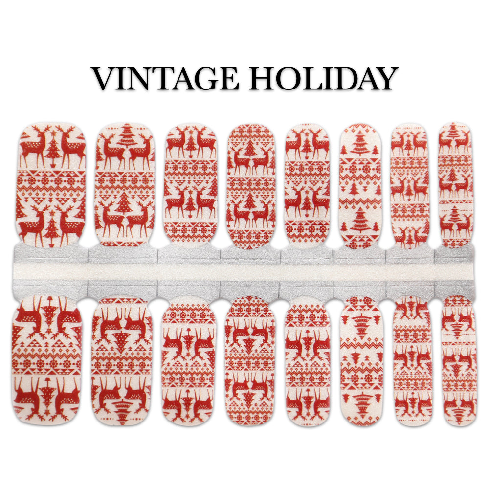 Nail Wrap - Vintage Holiday